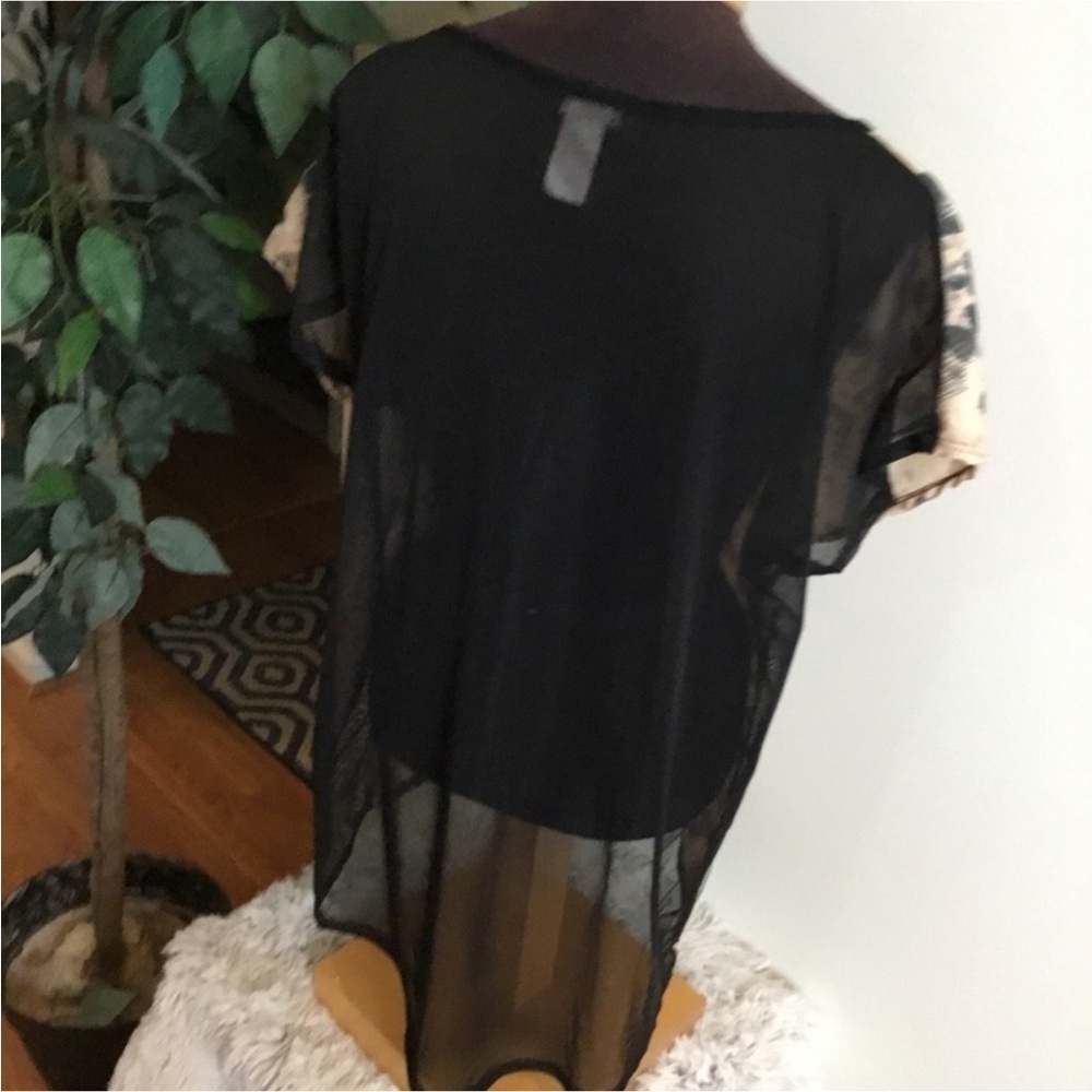 Deb hi Lo embellished hi Lo scoop neck blouse Woman’s 3X lightweight - Picture 9 of 15